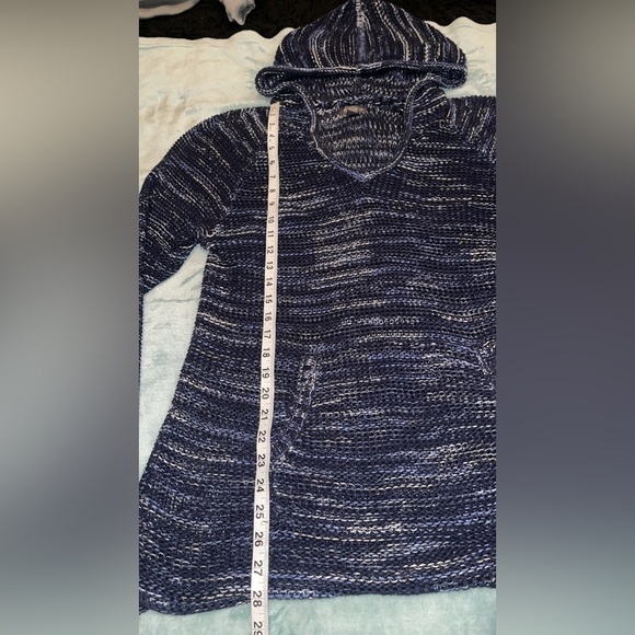 Eddie Bauer Blue Mélange Kangaroo Pocket Hoodie XL - Picture 7 of 8